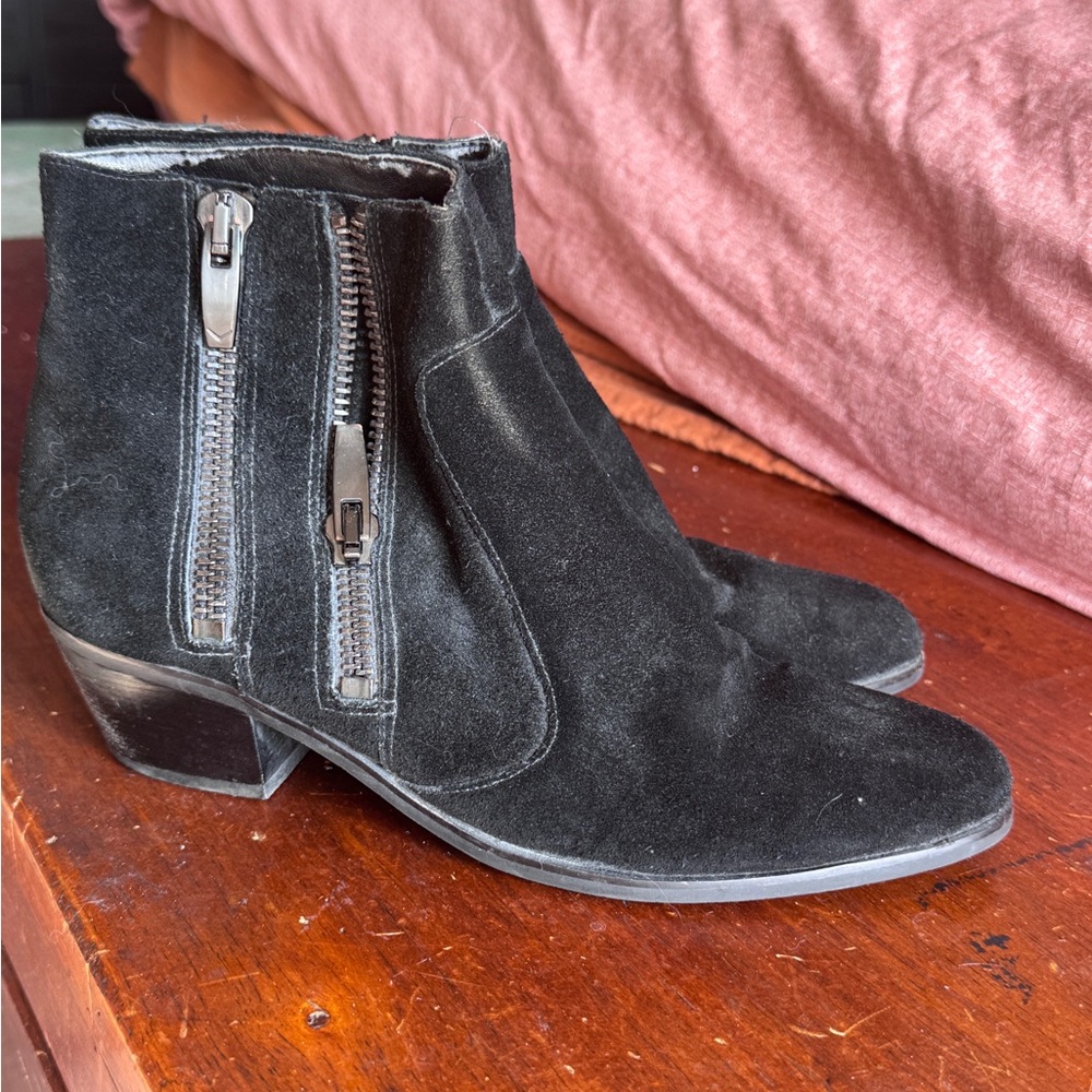 Via Spiga Black Ankle Boots